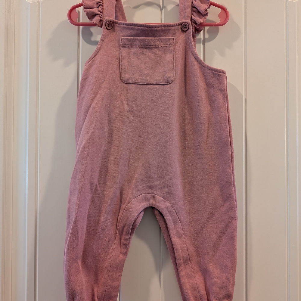 3 For $18 dip Dusty Pink Kids Overalls - Picture 2 of 8